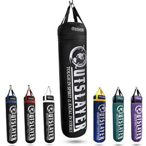 Outslayer 100lb Filled Punching Bag – Boxing MMA Training