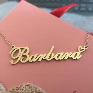 Customized Name Necklace – Personalized Gold Plated Jewelry