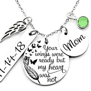 Butterfly Memorial Necklace – Sympathy & Remembrance Gift