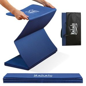 Folding Yoga Mat with Carry Bag – 6mm, Anti-Slip, Portable