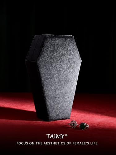 TAIMY Mini Coffin Jewelry Box - Velvet Organizer - Image 6