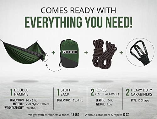 Bear Butt 2-Person Hammock: Portable Camping & Backpacking - Image 7