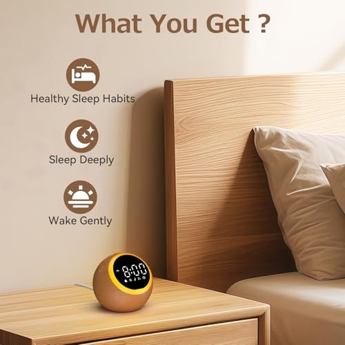 Soft Sound Alarm Clock with 30 Soothing Sleep Sounds - Image 4