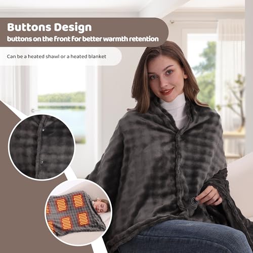 TZOSDOBO Cordless Heated Blanket, Portable with Power Bank - Image 5