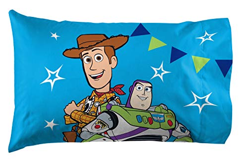 Toy Story Woody & Buzz Pillowcase - Kids Super Soft Bedding