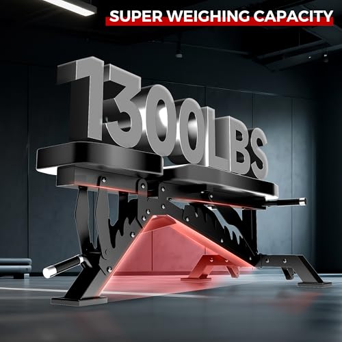 STACOO Adjustable Weight Bench - Home Gym, 1300LBS Capacity - Image 2