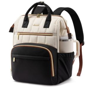 LOVEVOOK Puffer Backpack Purse | Waterproof 15.6″ Laptop Bag