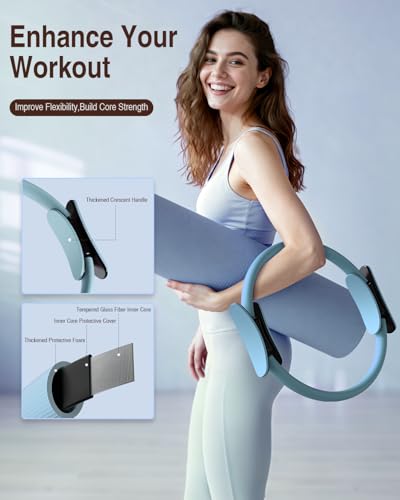 Pilates Home Workout Kit: Ring, Ball & Bands for Women - Image 3