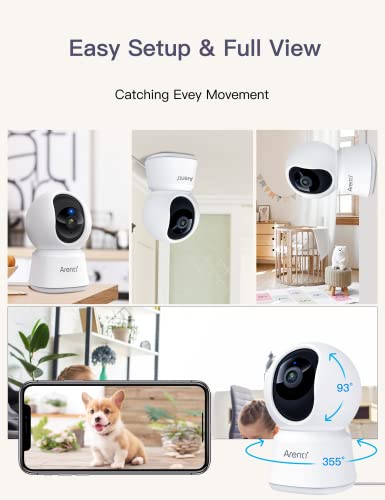 ARENTI 4MP Indoor Security Camera with Super Night Vision - Image 9