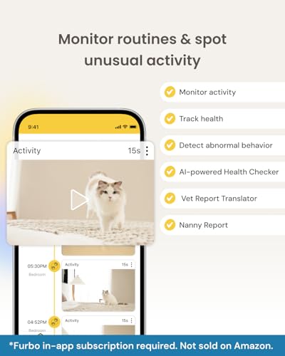 Furbo 360° Cat Camera + Mini Bundle with Nanny Pro - Image 5