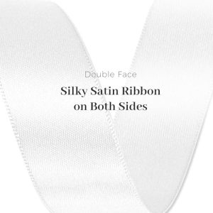 VATIN Red Double Face Satin Ribbon – 1″ x 25 Yards