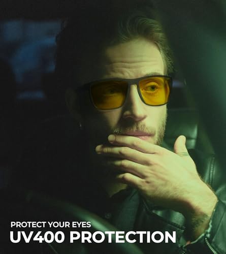 KALIYADI Lightweight Men's Night Vision Driving Glasses - Image 2