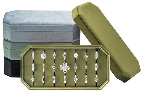 COWFEX Velvet Ring & Earring Organizer Display Tray - Image 7