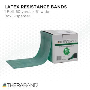 THERABAND Heavy Latex Resistance Band – 50-Yard Roll