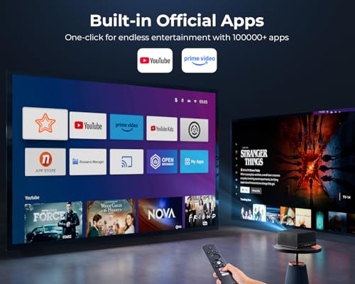 ELEPHAS Smart 4K Projector - Netflix, Dolby Audio, HDR 10+ - Image 3