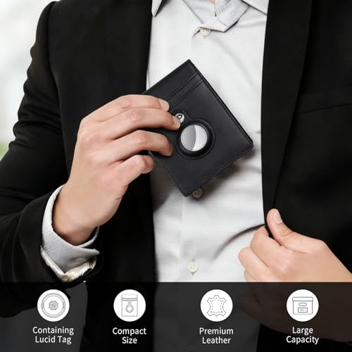 Slim AirTag Wallet | Minimalist Leather & Card Holder - Image 2