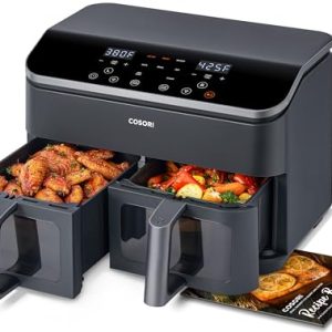 Cosori Dual Basket 9Qt Air Fryer – 10-in-1 Smart Cook