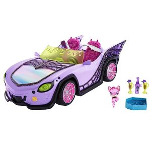 Monster High Ghoul Mobile Toy Car with Pet & Cooler