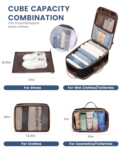 LOVEVOOK 40L Women's Travel Backpack - Flight Approved Carry-On - Image 5