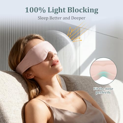 Silk Sleep Mask 2-Pack: 100% Blackout for Deep Sleep - Image 3