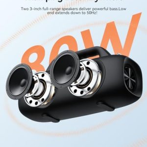 BassBloom Roar 1: 60W Deep Bass IPX6 Bluetooth Speaker