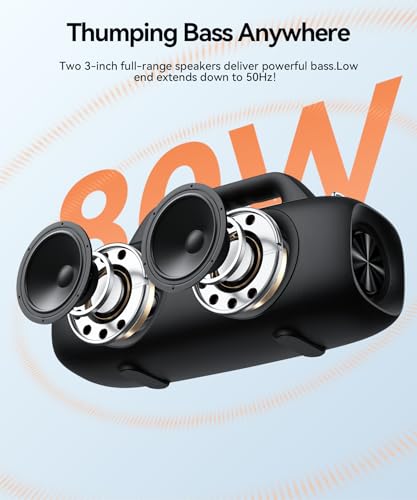 BassBloom Roar 1: 60W Deep Bass IPX6 Bluetooth Speaker - Image 2