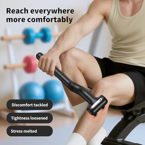 LC-HZLJ Dual-Head Massage Gun with Extension Handle - Image 5