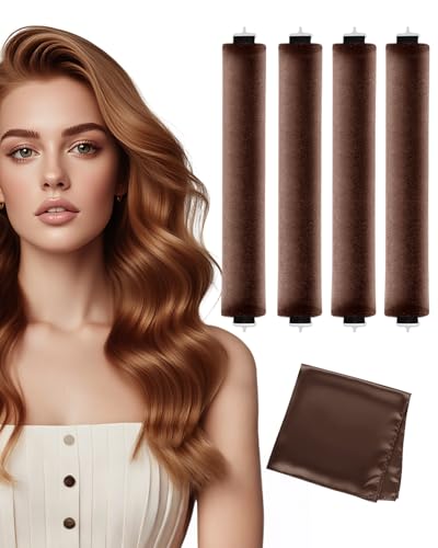 nunflue Heatless Hair Curlers Overnight Set