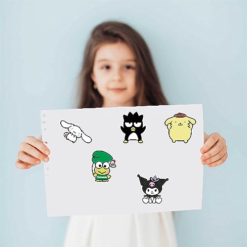 Cute Anime Make Your Own Face Stickers for Kids & Teens - Image 5