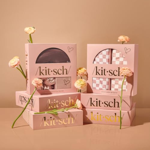 Kitsch 3PC Satin Sleep Set: Pillowcase, Scrunchie & Eye Mask - Image 2