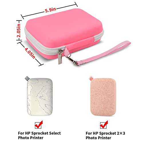 HP Sprocket Select Printer Hard Travel Case - Pink - Image 3