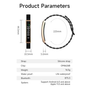 Bclsks Smart Health Bracelet | Fitness & 24/7 Monitoring