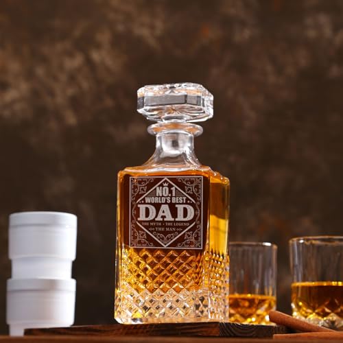 Whiskey Decanter Set - Gifts for Dad, Men | Birthday, Christmas - Image 6