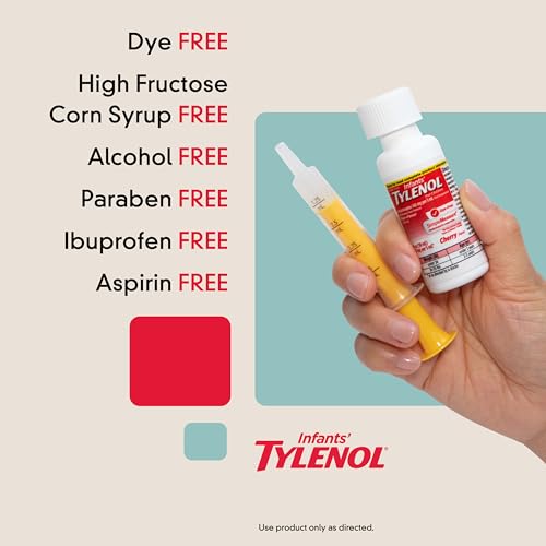 Infants' Tylenol Dye-Free Cherry Pain & Fever Reliever - Image 3