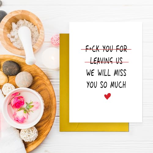 Funny Coworker Leaving Card: Farewell & New Job Wishes - Image 5