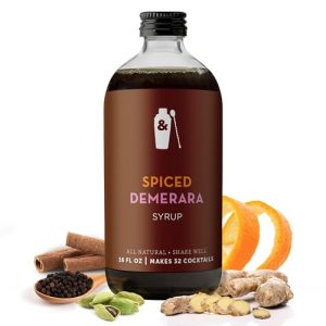 Shaker & Spoon Spiced Demerara Cocktail Syrup, 16oz