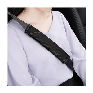 2 Pack Carbon Fiber Seat Belt Covers – Shoulder Pads