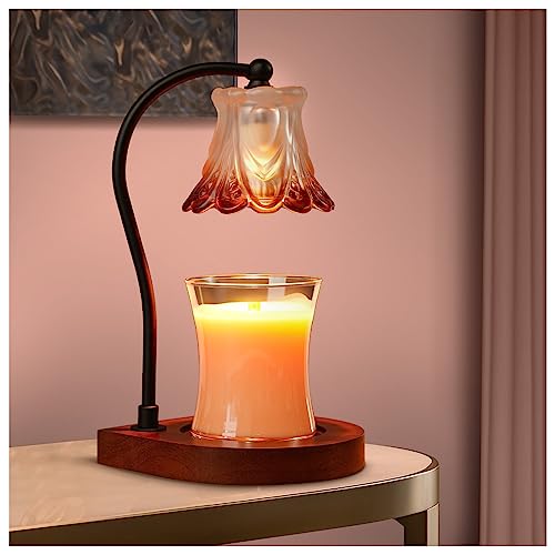 Dimmable Candle Warmer Lamp with Timer - Elegant Home Decor