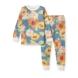 Burt’s Bees Baby Girls’ Organic Cotton PJ Set – Snug Fit