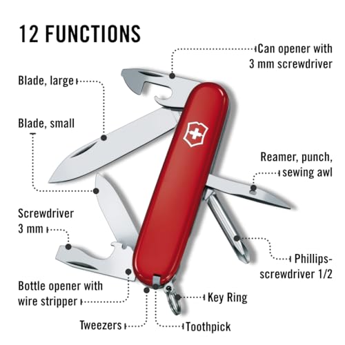 Victorinox Swiss Army Tinker Red Pocket Knife - Image 4