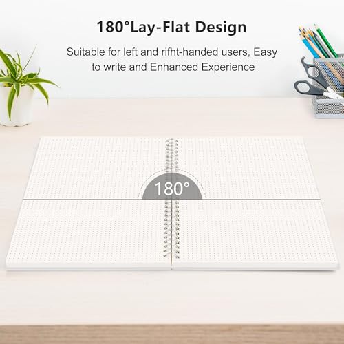 RETTACY 3-Pack A5 Spiral Dotted Journals - 100 GSM Paper - Image 6