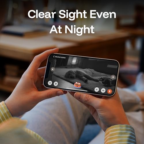 TKENPRO 5MP Pet Camera with Treat Dispenser & 360° Tracking - Image 5