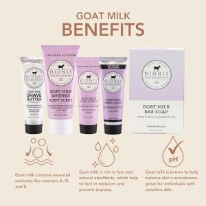 Dionis Lavender Blossom 6-Pc Goat Milk Travel Set