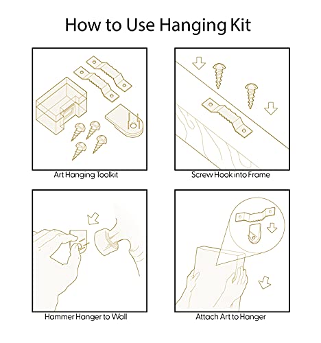 Framed Duotone Tropical Palm Leaf Canvas Wall Art 16x24 - Image 5