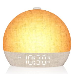 Sunrise Alarm Clock & White Noise Machine for Better Sleep