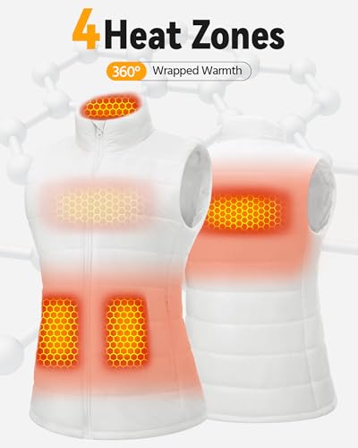 Rechargeable Heated Vest & Accessories Kit for Women - Image 4