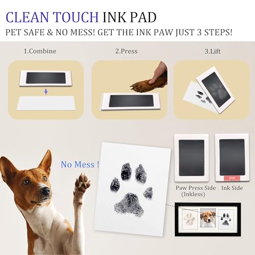 MYPAWLETS Pet Paw Print Frame Kit - Dog & Cat Memorial - Image 4