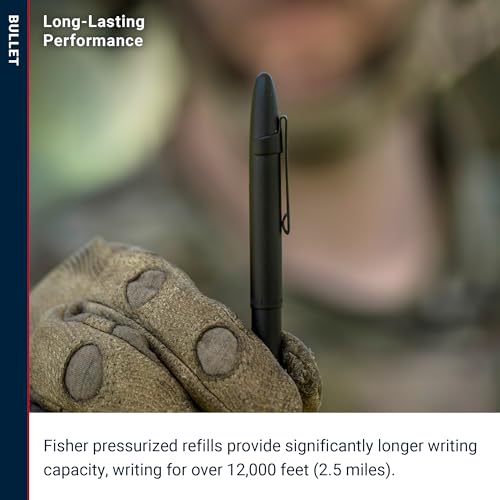 Fisher Space Pen Bullet Pen - Matte Black, Pocket Clip - Image 5