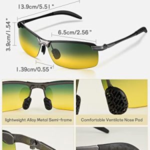 4-Pack Men’s Polarized Night Driving & Outdoor Glasses