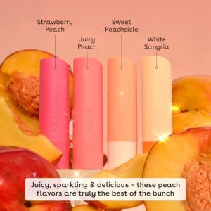 eos Peachy Keen Limited Edition Lip Balm Gift Set (4-Pack)